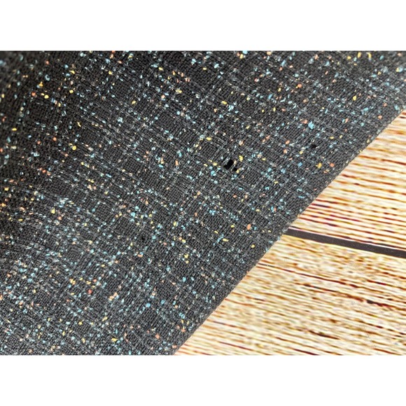 Pendleton Wool Silk Blend Jacket Womens Size‎ 10 Black Tweed Button Front Blazer - Picture 7 of 9